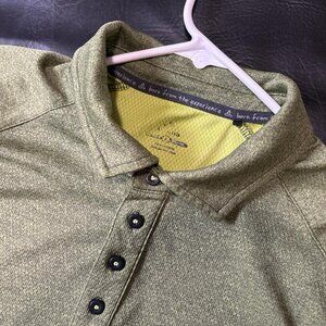 PrAna green polo, large